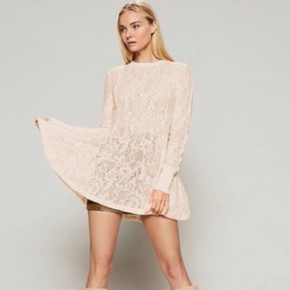 Free People Coffee in the Morning Tunic/ Orig. $128
